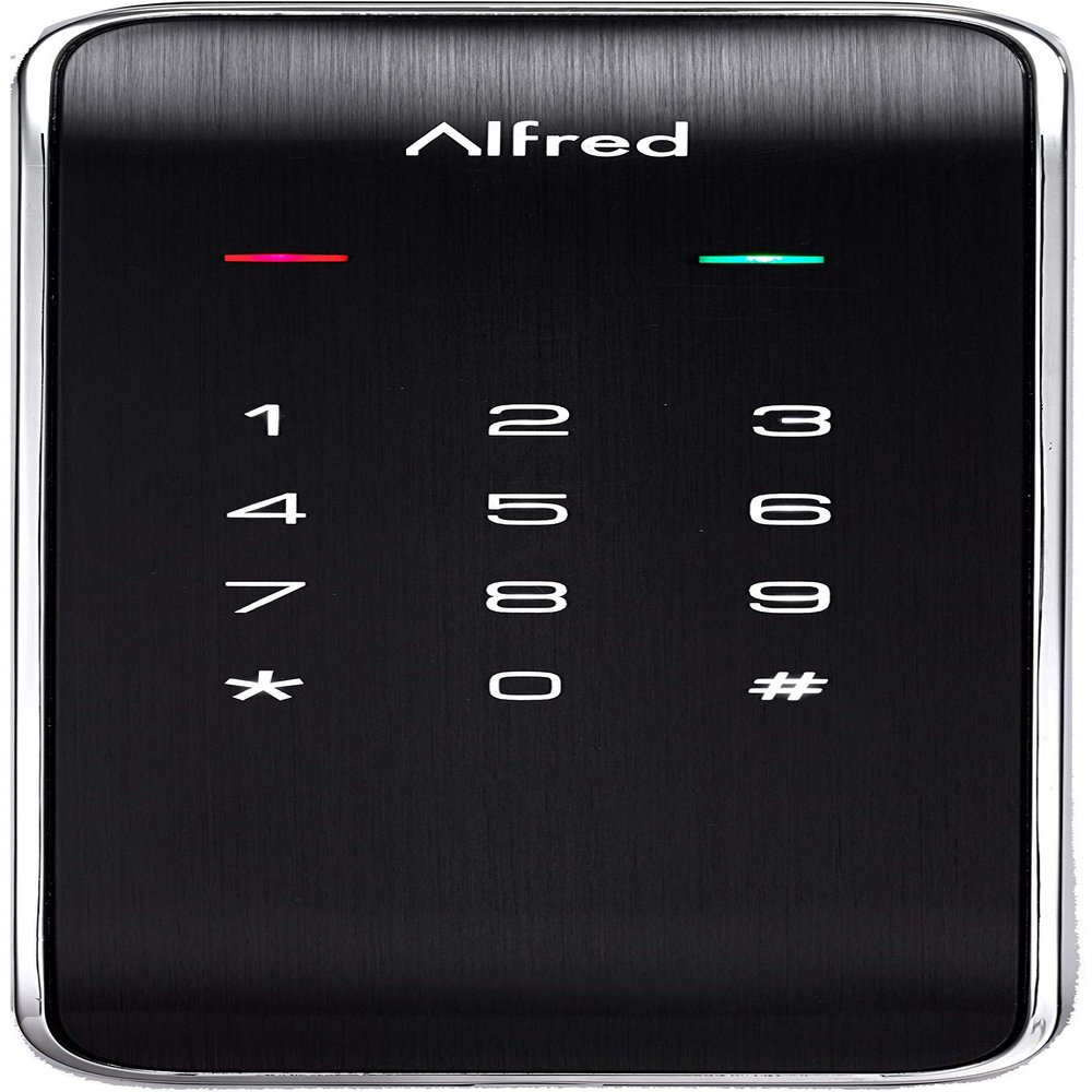 Alfred DB2 Smart Door Lock Deadbolt Touchscreen Keypad, Pin Code + Bluetooth, Up-to 20 Pin Codes (Chrome)