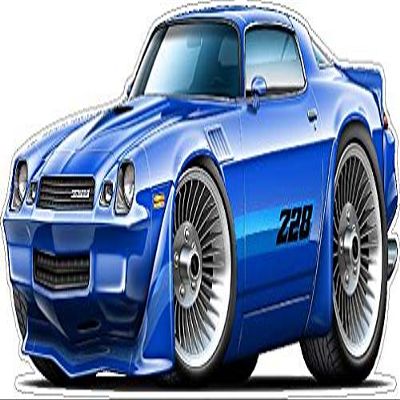 1979 Chevy Camaro Z 28 3Ft Long (36") Wall Decal Vintage 3D Car Movable Stickers Vinyl Wall Stickers for Kids Room