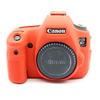 6D Case, BolinUS Fullbody Ultra-Thin Lightweight Rubber Soft Silicone Housing Case Bag Cover for Canon EOS 6D (Red)
