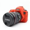6D Case, BolinUS Fullbody Ultra-Thin Lightweight Rubber Soft Silicone Housing Case Bag Cover for Canon EOS 6D (Red) view 2