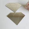 20PCS Diamonds Acrylic Mirror Wall Sticker, Diamond wall Mirror Decals for Nursery Decoration DIY Marriage Room Kids Children Room Home Decoration DIY Craft (Silver) view 2