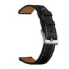 AISPORTS 18mm Quick Release Leather Watch Band for Huawei Talkband B5, Huawei Watch, Withings Activite, Nokia, Fossil, LG, Asus Smart Watch Replacement Band Mens Womens Wrist Band Bracelet, Black view 4