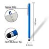 Staples Universal Slim Stylus Pen, HighPrecision Capacitive Tip for Touch Screens on iPad, iPhone, Android Tablets & Smartphones, Lightweight Design, Blue view 4