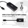 Club 3D USB 3.2 Adapter Type C to 2.5 Gigabit Ethernet ST./BU. Black CAC-1520 view 2