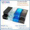 Gimax 20 pcs, 532414mm usb electrical plastic enclosure instrument housing abs usb flash drive plastic case project box - (Color: transparent) view 2