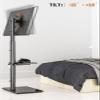 Universal Floor TV Stand with Mount for 19 to 43 inch Flat Screen TV, 100 Degree Swivel,Adjustable Height and Tilt Function, 2 Shelves Space Saving Standing TV Mount for Bedroom Living Room Corner view 3