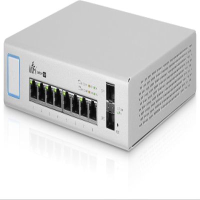 Ubiquiti US-8-150W Managed Gigabit Ethernet (10/100/1000) Power Over Ethernet (PoE) White Network Switch