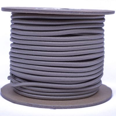 Light Tan 1/8" Shock Cord 100 Foot Spool - Marine Grade Shock/Bungee/Stretch Cord 1/8 inch