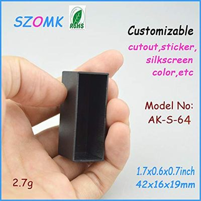 Gimax 100pcs/lot 421619 mm Gimax plastic enclosure electronics black abs case for pcb