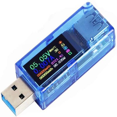 AiLi USB 3.0 Tester, USB Power Meter, 3.7-30V 0-4A Voltage Tester Multimeter, USB Current Meter Tester, IPS Color Display Voltmeter Ammeter, USB Charger Tester AT34