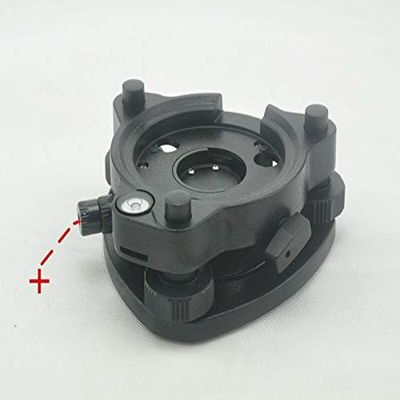 New Three-JAW Black Tribrach with Optical Plummet,for Total Stations