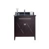 Wimbledon, 36, Brown Cabinet Black Wood Counter view 1