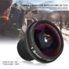 Dioche 1.8mm 180 Fisheye Lens, 5MP HD CCTV Wide Angle Panoramic Camera, Metal Construction, Black, C-Mount Compatible view 2