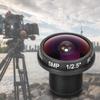 Dioche 1.8mm 180 Fisheye Lens, 5MP HD CCTV Wide Angle Panoramic Camera, Metal Construction, Black, C-Mount Compatible view 3