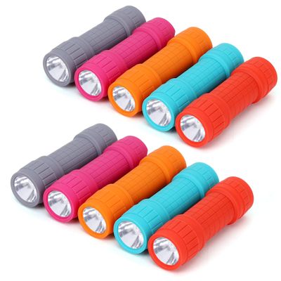 FASTPRO 10-Pack LED Mini Flashlight Set with AAA Batteries (1W)