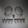 (2) 12 INCH Steel Speaker SUB SUBWOOFER Grill MESH Cover W/Clips Screws GLKT-12 view 1