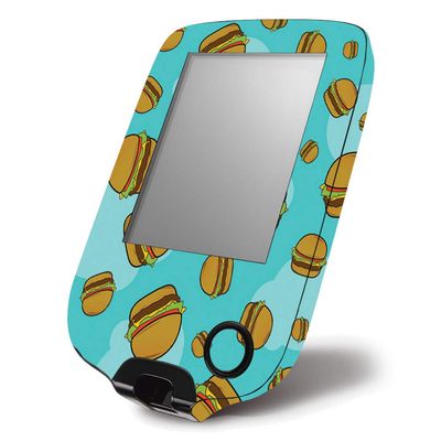 MightySkins Skin Compatible with Abbott Freestyle Libre 1 & 2 - Burger Heaven | Protective, Durable, and Unique Vinyl Decal wrap Cover | Easy to Apply, Remove, and Change Styles | Made in The USA