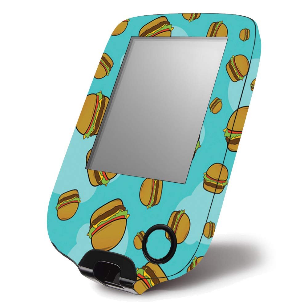 MightySkins Skin Compatible with Abbott Freestyle Libre 1 & 2 - Burger Heaven | Protective, Durable, and Unique Vinyl Decal wrap Cover | Easy to Apply, Remove, and Change Styles | Made in The USA