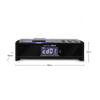 HANNLOMAX HX-1079BT CD Music System, CD Player, PLL FM Radio, Digital Alarm Clock, Bluetooth, Hi-Fi Sound Quality, LCD Display with Backlight, Remote Control Included. (Black) view 2