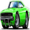 1968 Charger R/T 440 Garage Graphics & Decor 22" x48" (4ft Long) Wall Graphic Decal Sticker Man Cave Garage Decor Boys Room view 1