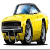 1968 Charger R/T 440 Garage Graphics & Decor 22" x48" (4ft Long) Wall Graphic Decal Sticker Man Cave Garage Decor Boys Room view 4