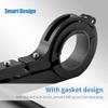 VGEBY Handlebar Extender, Aluminum Alloy Handlebar Extension Bracket Lamp Phone Holder Rack (Black 10cm Alloy Tube) and Spare Parts Handlebar Extender view 3