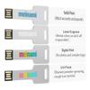 MEINAMI Customized Key Shape USB Flash Drive Thumb Drive Personalized Metal Memory Stick 2GB 500 Pack view 4