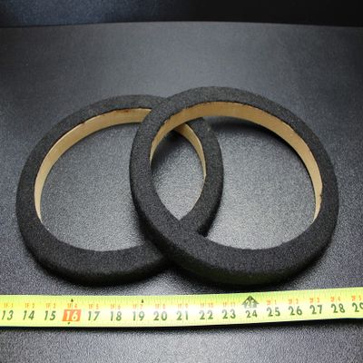 2 MDF Speaker Ring Spacer 6X9 INCH Carpet Wood 3/4 Fiberglass ENCLOSE RING-69CBK