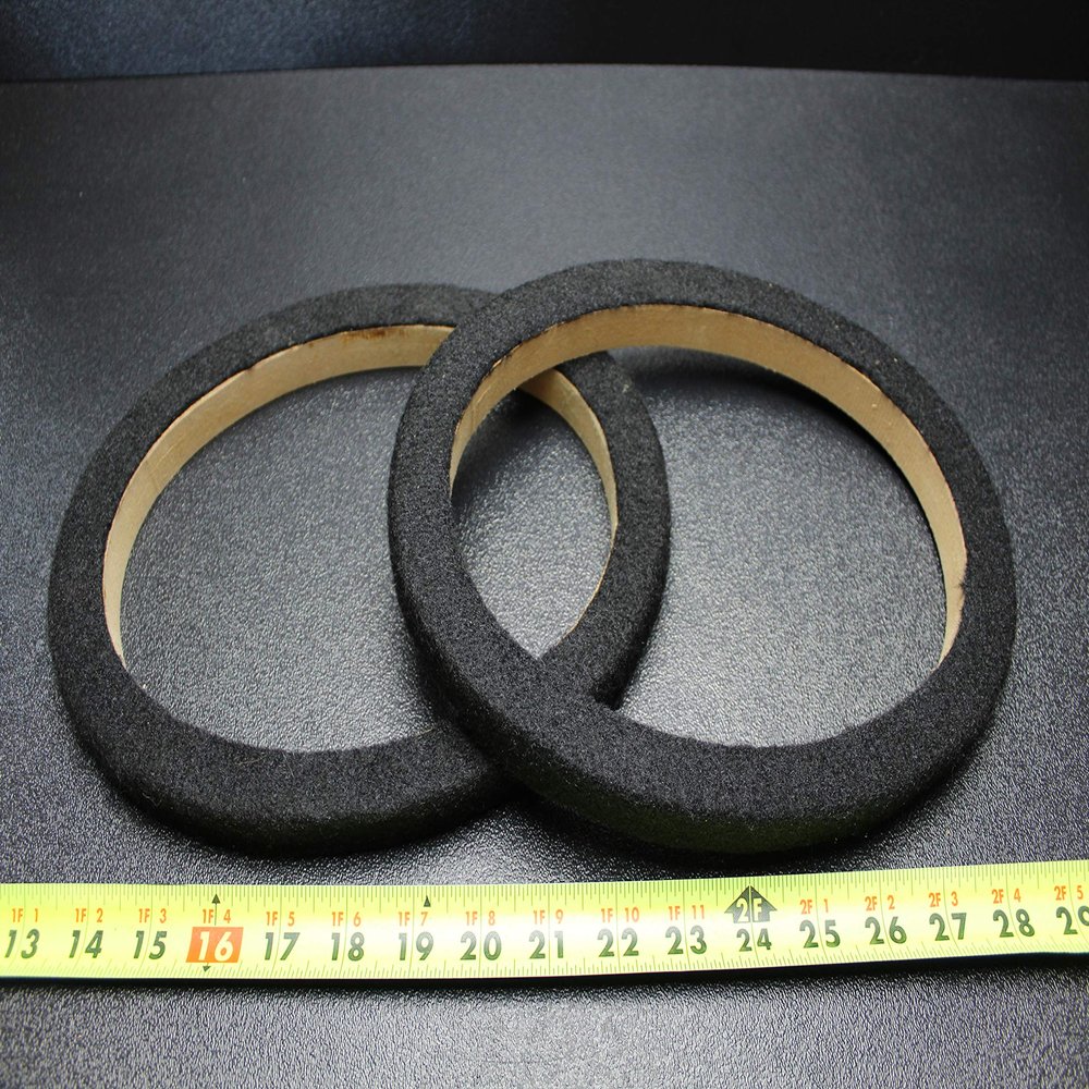 2 MDF Speaker Ring Spacer 6X9 INCH Carpet Wood 3/4 Fiberglass ENCLOSE RING-69CBK