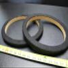 2 MDF Speaker Ring Spacer 6X9 INCH Carpet Wood 3/4 Fiberglass ENCLOSE RING-69CBK view 2