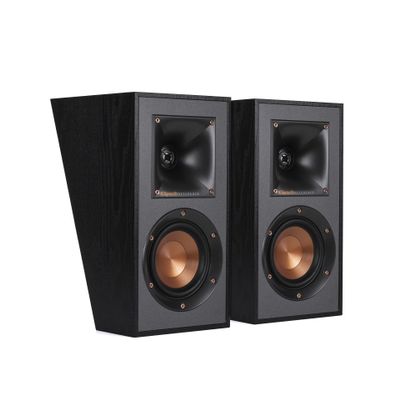 Klipsch (Refurbished R-41SA Powerful Detailed Home Speaker Set of 2 Black (Renewed)