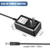 PKPOWER 12V AC Adapter Power Supply with 2M Cord, Center Positive, for 3.5" External Hard Drive Enclosure Docking Station, NAS RAID Cabinet, Replacement AC DC Adapter Charger view 3