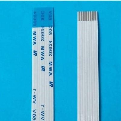 Gimax 10pcs Flexible flat cable FFC 8 PIN 0.5 mm pitch Ribbon Same sides Length 60 70 100 120 150 200 250 300 350 400 450 500 mm - (Color: 100mm Length)