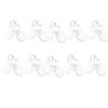 Tent Clips, 20Pcs Alligator Mouth Tarp Clamps Heavy Duty Plastic Fasteners for Camping Tarps Awnings Canopies and Outdoor Gear Accessories view 1