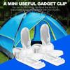 Tent Clips, 20Pcs Alligator Mouth Tarp Clamps Heavy Duty Plastic Fasteners for Camping Tarps Awnings Canopies and Outdoor Gear Accessories view 2