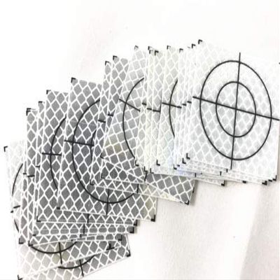 New 20pcs Reflector Sheet 50 x 50mm Reflective Tape Target