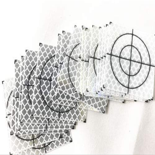 New 20pcs Reflector Sheet 50 x 50mm Reflective Tape Target
