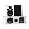 Fluance Elite High Definition Surround Sound Home Theater 5.1 Channel Speaker System Including 3-Way Floorstanding Towers, Center Channel, Rear Surround Speakers and DB10 Subwoofer - White (SX51WHR) view 3