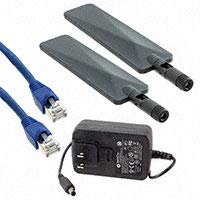 DIGI 76002062 Accessory KIT - AC PWR STD Temperature US Plug, (1) Power Supply (2) LTE Antennas (1) Ethernet Cable, Used with Transport WR11XT