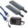 DIGI 76002062 Accessory KIT - AC PWR STD Temperature US Plug, (1) Power Supply (2) LTE Antennas (1) Ethernet Cable, Used with Transport WR11XT view 1