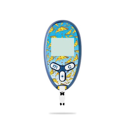 MightySkins Skin Compatible with Abbott Freestyle Lite - Raining Pizza | Protective, Durable, and Unique Vinyl Decal wrap Cover | Easy to Apply, Remove, and Change Styles | Made in The USA