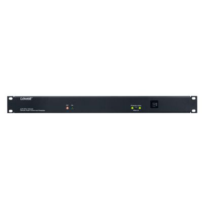 Lowell ACR-RPC-1508-SD PDU with 8 (15A) Outlets, Surge Suppression, Remote Circuitry; 8 Outlets: 2 Rear Un-Switched, 6 Rear Switched; 120VAC, 60Hz, 15A; Surge Protection to 40,000A