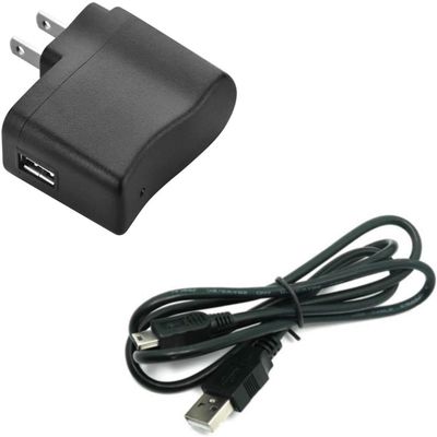Graphing Calculator Charger: USB Power/Data Cable & Wall AC Adapter for Texas Instruments Calculators TI-84 Plus CE TI-84 Plus C Silver Edition TI 89 Titanium TI Nspire CX TI Nspire CX CAS