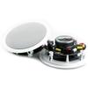Polk Audio RC80i 2-way Premium In-Ceiling 8" Round Speakers, Set of 2 Perfect for Damp and Humid Indoor/Outdoor Placement - Bath, Kitchen, Covered Porches (White, Paintable Grille) (Renewed) view 2