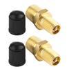 KIMISS Schrader Valve, 2Pcs 1/8" NPT MPT Brass Air Compressor Tank Fill Valve Relief Valve view 1