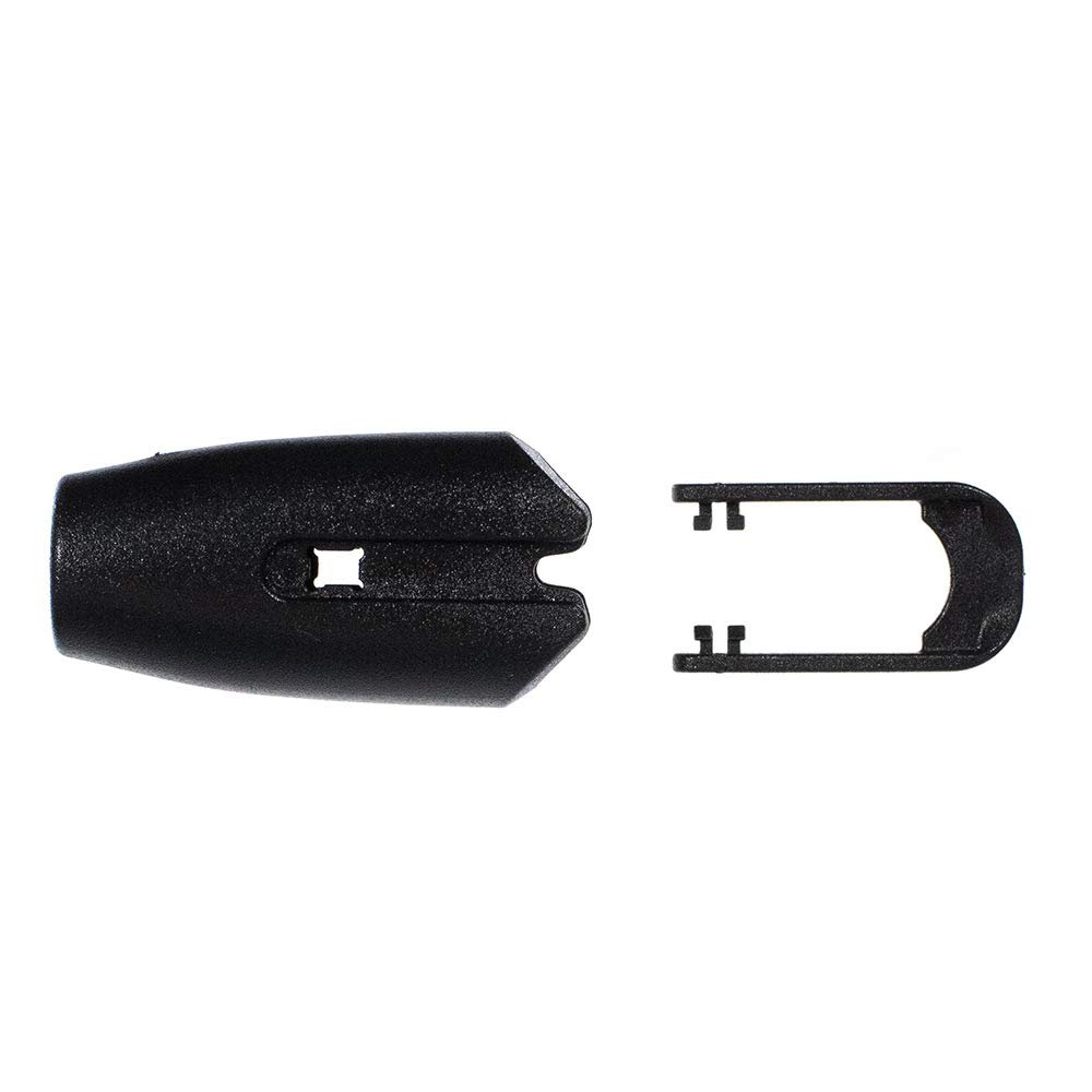 West Coast Paracord Black Plastic Utility Rope Clamps Tie-Downs, Rope Loops, and General Utility (8-10mm, 10 Pack)