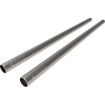 Bright Tangerine 18" Drumstix 19mm Sterling Titanium Support Rods, Pair