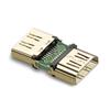 10 Pack HDMI Keystone,HDMI Jack, HDMI Coupler, Female to Female HDMI Keystone, Snap-in Insert HDMI Connectors, Support 4K for Wall Plate - White view 3