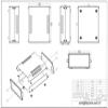 Gimax (1)150x70x170 mm plastic electronics enclosures iron industrial control enclosure for electronics outlet box iron view 2
