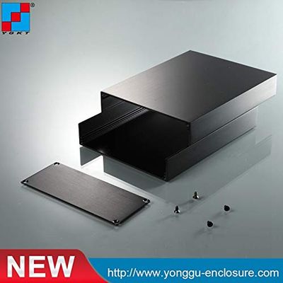 Gimax 12551150mm(WxHxL) Black Anodized Aluminum Extruded Enclosure - (Color: 160L brush black)